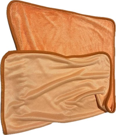 Супервпитывающая микрофибра для сушки кузова 50*80 см, оранжевая - фото2