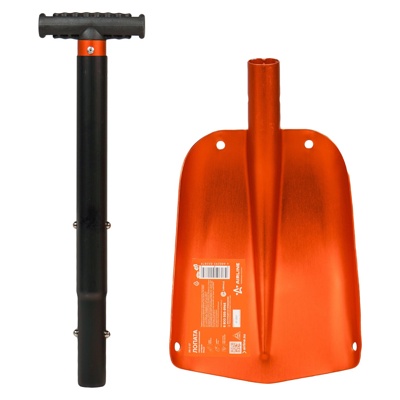 Лопата лавинная алюминиевая складная (66-82*21 см), арт. AB-S-07 фото-4