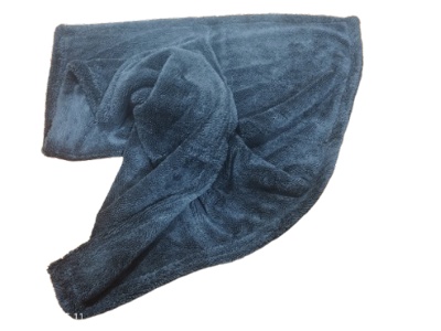 Супервпитывающая Двусторонняя микрофибра для сушки кузова 50*80 см, серая - фото1